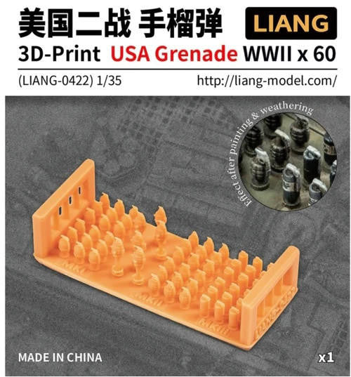 LIANG Model USA Grenades WWII x 60 0422